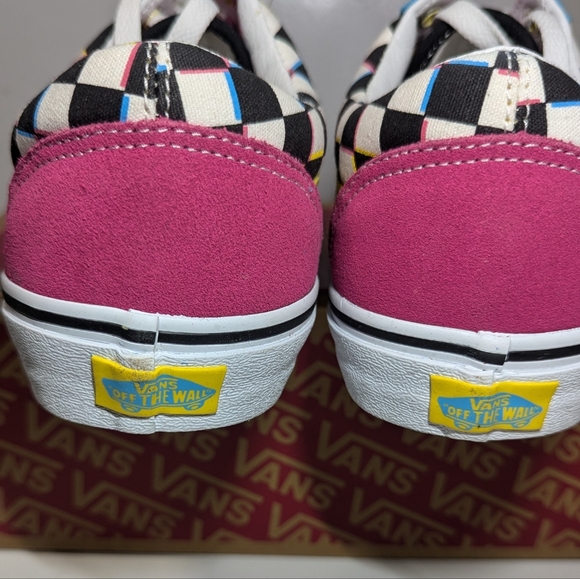 Vans Old Skool Sneakers With "Crazy Check" Checkered Print. - Picture 4 of 8